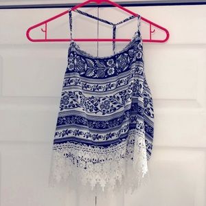 Lacy Crop Top • LA Hearts